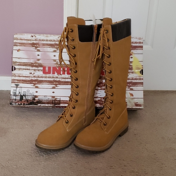 knee high work boots